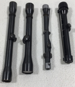 (4) Rifle Scopes (1) 13” (1) 11”1/2 (1)11” (1) 10”1/4 Black