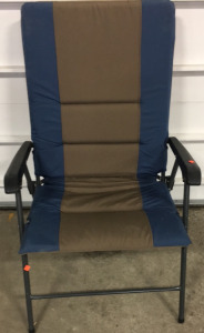 Blue Brown Lawn Chair 43&rdquo;x20&rdquo; Soft Mat