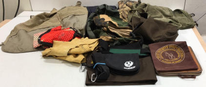 (12) Assorted Items Of Fishing & Hunting Gear Camouflage