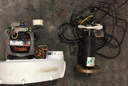 Dryer Motor & Dc Motor Controller With Plugs &Wiers