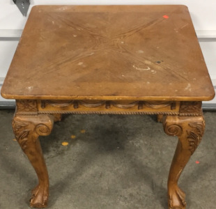 Vintage wood Night Stand Table 24&rdquo;x27&rdquo;