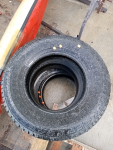 (3) TransForce Firestone Tires 225/75R17 Good Tred