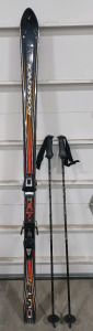 (1) 69" Rossignol Skies w/Ski Poles