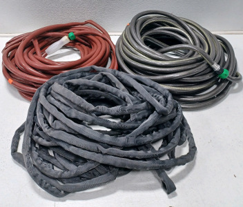 (3) Assorted Garden Hoses Of Various Sizes
