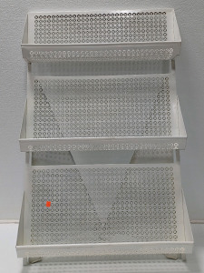 (1) 41.5"&times;25.5" 3-Tier Metal Magazine Stand