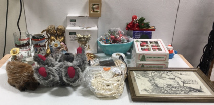 Assortment&rsquo;s Of Christmas Items Budweiser Collectables &More