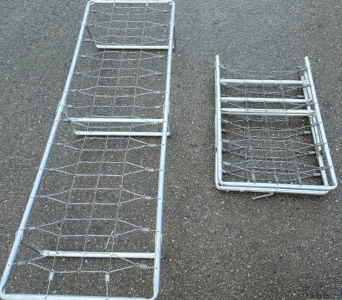 (2) Aluminum Camping Cotts