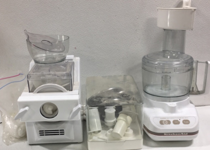 (1) Kitchen Aid Bilnder With Accessories (1) Creative Food Slicer&rsquo;s With accessories