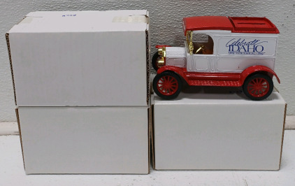 (4) Idaho Die Cast Car Banks