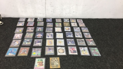 MLB Cards in Hard Plastic Cases