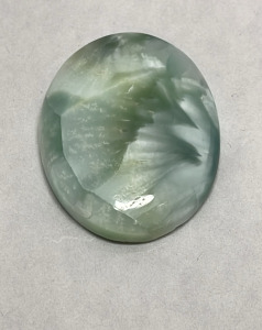 57.15ct. Natural Sky Hemimorphite Gemstone Cabochon