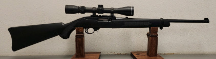 Ruger Model 10/22 .22LR Caliber Semi Automatic Rifle With Tasco Scope And Original Ruger Case-- 351-52362