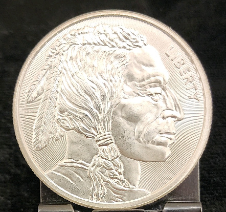 Indian Head 1oz Silver Coin- Authentication Unavailable