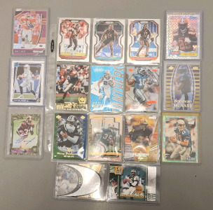 (17) Football Cards Including Emmitt Smith, Donovan McNabb, And More