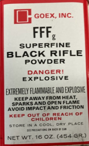 (3) Partial Tins Of FFFg Superfine Black Rifle Powder