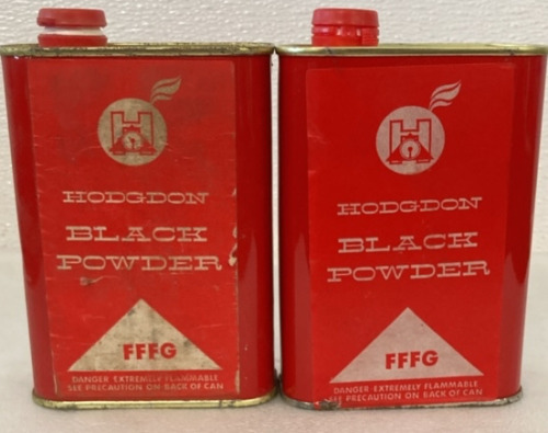 (2) Partial Tins Of Hodgdon Black Powder FFFG