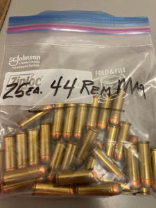 Pack of (25) 44 REM Mag