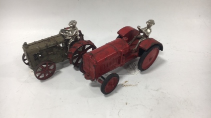 (2) Vintage Model Tractors