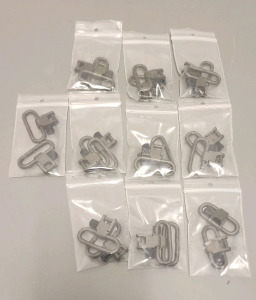 (10) UNC 1 1/4 Military Style OD Swivel Sets- Fits Old And New Style Stocks