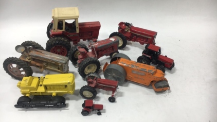 (9) Vintage Model Tractors