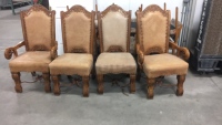 (4) Ornate Dining Room Chairs