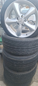 245/45 ZR17 95W Set of Tires w/ Spare