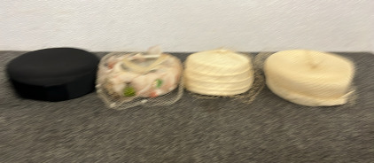 Vintage Ladies Hats With Hat Box