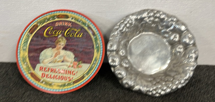 Tin Coca Cola Platter, Fruit Platter