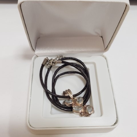 $160 Silver Gemstone Pendant