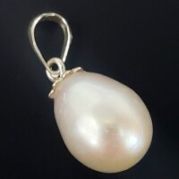 $100 Silver Fresh Water Pearl Pendant