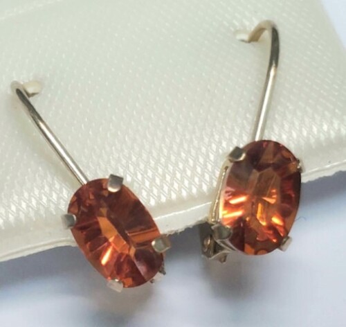 $400 10K Mystic Topaz Earrings
