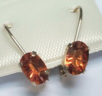 $400 10K Mystic Topaz Earrings