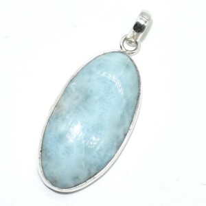 Silver Larimar(17.1ct) Pendant