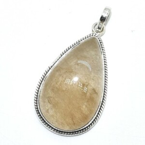Silver Copper Rutile(16.2ct) Pendant