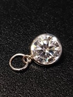 $1000 10K Moissanite(1ct) Pendant