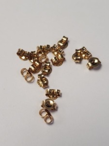 $350 10K 16Pcs 1G Earring Backs