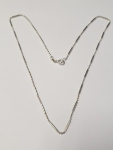 $50 Silver 17" Necklace