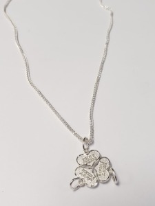 $80 Silver 3 Best Friend Necklace