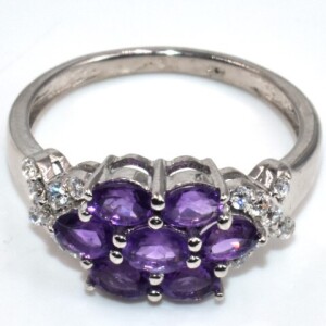 Silver Amethyst(2.1ct) Ring