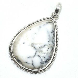 Silver Dendrite Opal(11.7ct) Pendant