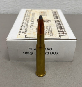 (20) Rounds Of Obsolete Ammunition Grayback Wildcat 30-40 KRAG 180 Grain SP Ammunition Rounds