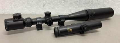 (1) TRUGLO 6-24X44 Rifle Scope, (1) NcSTAR 4x22 Wa Rifle Scope