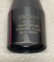 (1) GALAXY 4x32 Nitrogen Filled Image Moving Rifle Scope No. 70-22618 - 2