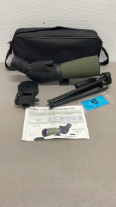 Go Sky 20-60x Porro Prizm Spotting Scope W/ Stand And Bag