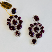 $23,890 Value, 14K Gold GIA Burmese Ruby & Diamond Earrings