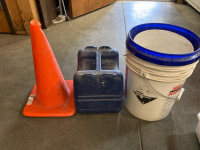 Assorted Hand Tools, Spray gun, Tires, Buckets, Road Cone, Plus more. - 5