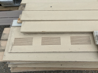 Assorted lengths of Beige Siding Panels - 4