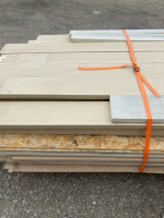 Assorted lengths of Beige Siding Panels - 6