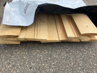 bundle of 19’4” Log Cabin Siding Panels - 2