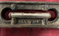 Davis Patent M.W Robinson Co. Cast Iron Level, Wood Plane - 4